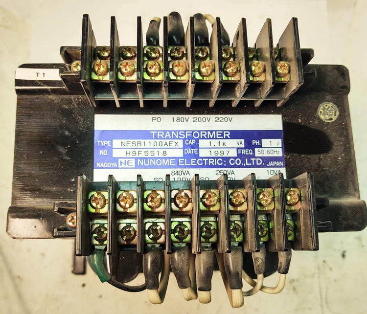 Used NUNOME electric NESB1100AEX Transformers Kentucky US | Edwards Industrial Repair #973891