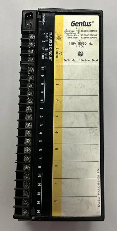 Used GE FANUC IC660BBD101 PLC Input & Output Ohio US | Surplus Asset Holdings #1237186