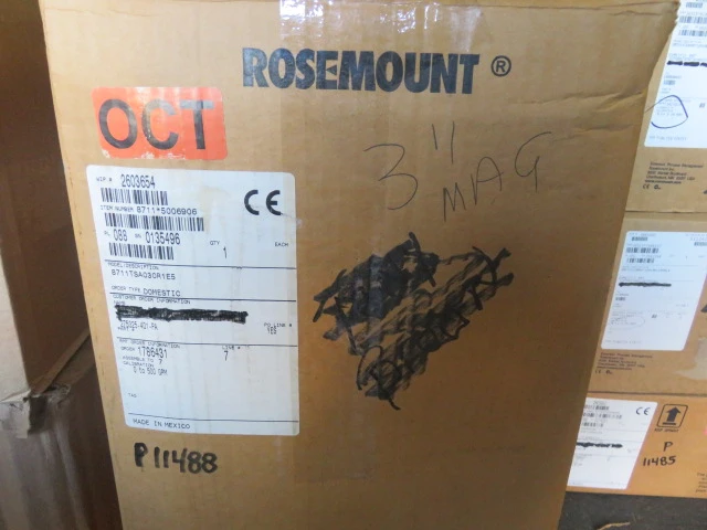 Rosemount 8711TSA030R1E5 Magnetic Flowtube , size 3" , Unused