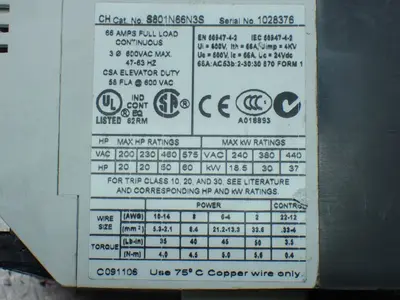 USED EATON S801N66N3S