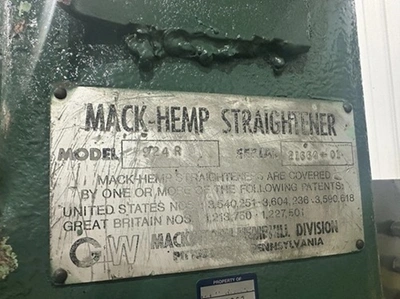 Used _UNKNOWN_ 924R Tube & Bar Straighteners New Jersey US | National Machinery Exchange #1499160