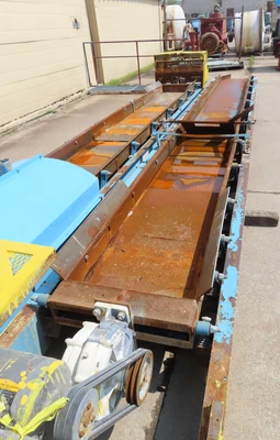 Vibrating Conveyor, 24" wide x 23' long x 6" deep