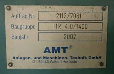 USED 2002 AMT RM 650/7-40 | HR 4.0/1400