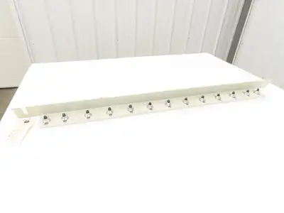 Hytrol BPC/HSS 37" Belt Conveyor Inline Transition Slide Rail Grey 42"OAL