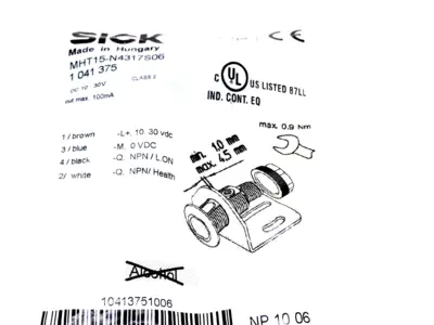 NEW SICK MHT15-N4317S06 PROXIMITY SENSOR MHT15N4317S06