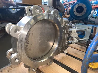 TL 8"-150 Knife gate valve with pneumatic actuator New Storeroom Spare