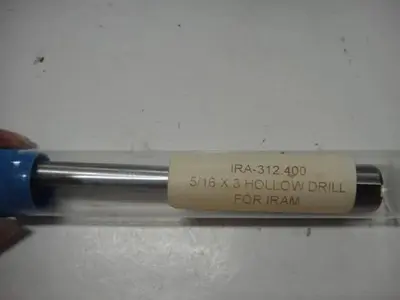 Iram or Baum/Naugendaly  5/16 x 13 Hollow Drill Bit (Coating Teflon)