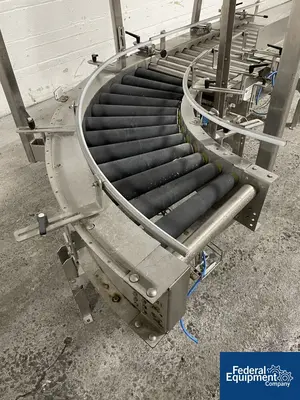 USED CPW 16" x 92" CPW Powered Roller Conveyor