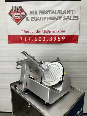 Bizerba 2017 GSPH Manual Deli Slicer Fully Refurbished Tested Working!