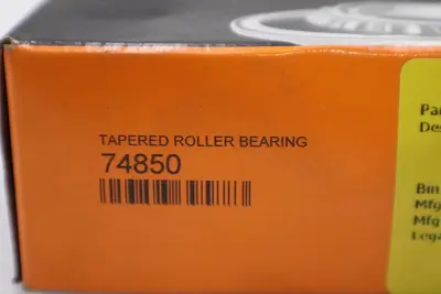 NEW  Timken 74850 Tapered Roller Bearing STOCK 2998CC 53893395883