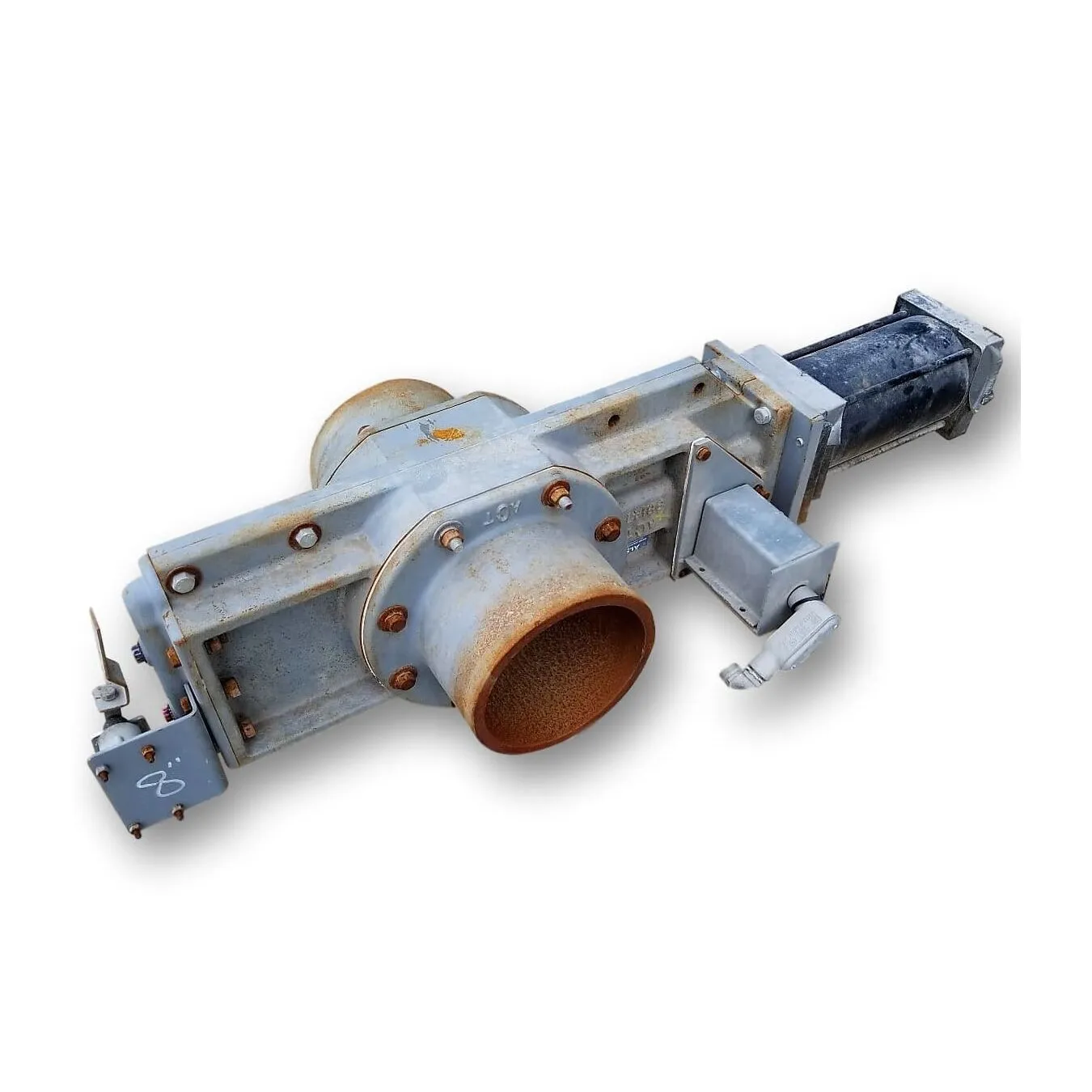 ACT American Control Technology 8" Steel Knife Gate Valve, w/Actuator