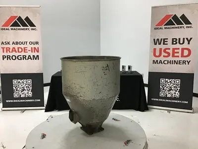 USED METAL FABRICATOR HOPPER