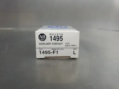 Allen-Bradley 1495-F1 Ser L Auxiliary Contact, 1 NO Size 0 THRU 5. 4D-42