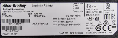 1756-IF16 INPUT MODULE SER.A 1756IF16 NEW SURPLUS