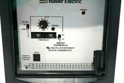 NEW BASLER ELECTRIC BE1-32R PROTECTIVE RELAY STYLE A1E E1P BOS1P BE132R