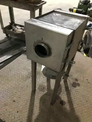 Custom Stainless Dust Collector Hopper / Air Filter w/ UAF FF-1050-B Filters