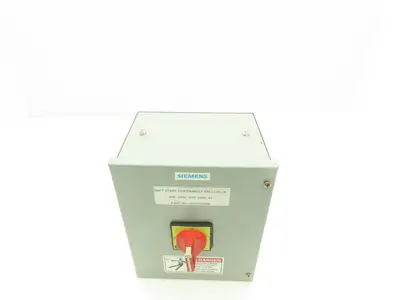 Hoffman Siemens 05110-23306 Electrical Enclosure Soft Start Disconnect 10x8x6"