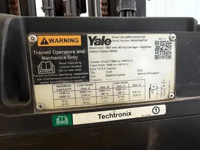 Used _UNKNOWN_ _UNKNOWN_ Liquid Propane Forklifts Ohio US | Myron Bowling Auctioneers Inc #1574159