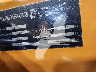 USED 2025 TIGER CLAW TC3000T