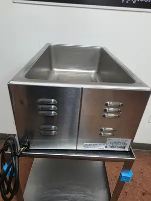 Used Nemco Used APW Wyott W-3VI Countertop Insulated Wet Full Size Pan Food Warmer 120V Steam Tables (Food) Illinois US | Falcon Restaurant Supply #1373741