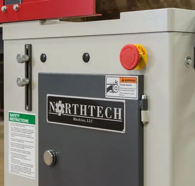 Northtech NT CS18LPBA‑1032 18″ 10 HP Upcut Saw With Dual Palm Buttons (Left‑Hand Cut) 230V