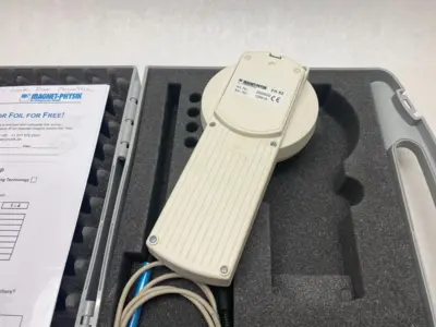 USED MAGNET-PHYSIK MAGNETIC FIELD STRENGTH METER TESLAMETER