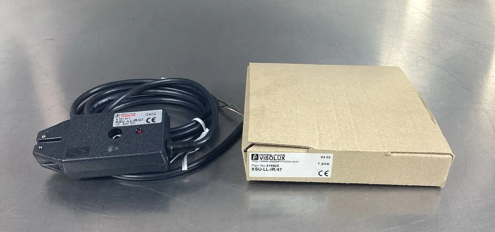 Pepperl + Fuchs KSU-LL-IR/47 / 419625 Fiber Optic Photoelectric Sensor 5E-22