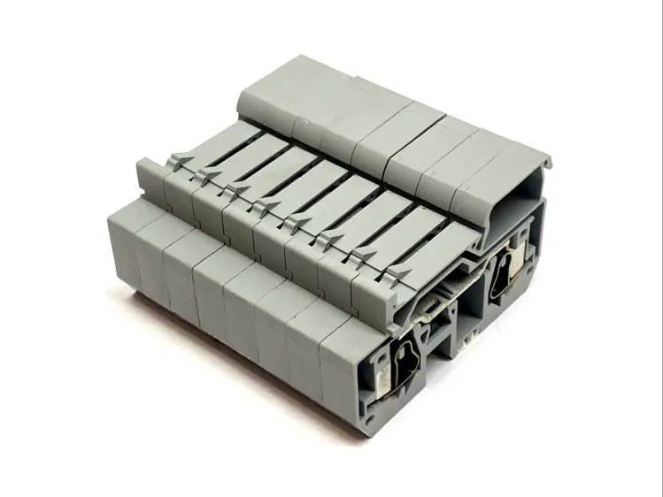 Used WAGO DIN RAIL TERMINAL BLOCK 2-CONDUCTOR 10MM² 57A Terminal Blocks | Maverick Industrial Sales #1101271