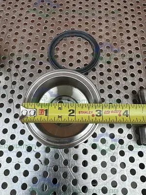 USED PICK HEATERS STAINLESS STEEL CHECK VALVE W/ 1.5" SANITARY FITTING