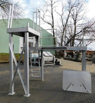 USED ELEVATED MEZZAINE ALUMINUM