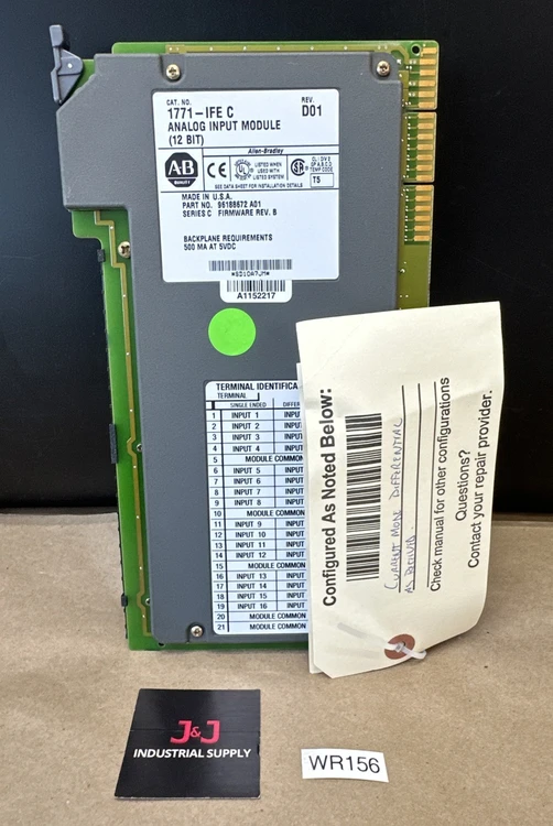 New | in-Stock Allen-Bradley 1771-IFE/C PLC Input & Output Indiana US | J&J Industrial Supply #522491