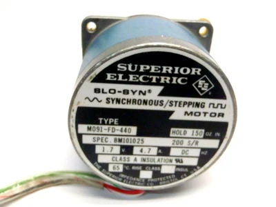USED SUPERIOR ELECTRIC SYNCHRONOUS STEPPING MOTOR