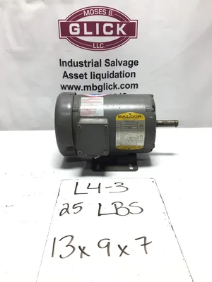 Baldor M3538 Three Phase Industrial Motor 3PH 1725RPM