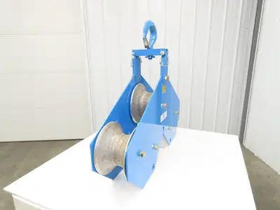 Condux 08539600 Cable Guide 6X11 Three Sheave Wire Pulley 10000lbs
