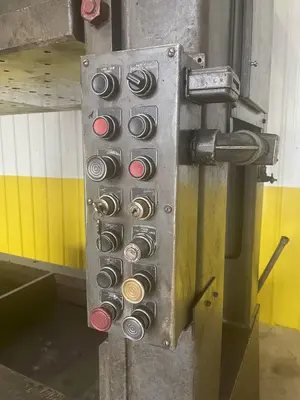 200 TON CLEARING MODEL S2-200-72-36 STRAIGHT SIDE SSDC STAMPING PRESS, 12" STROKE: STOCK #12979