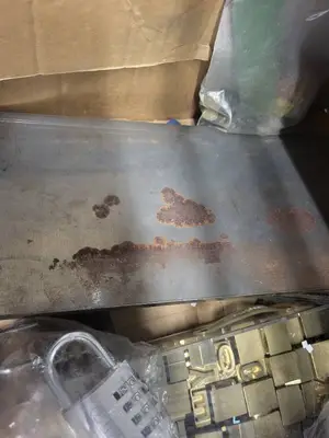 Box of Brass and Metal Printing Letterpress Type and Tools
