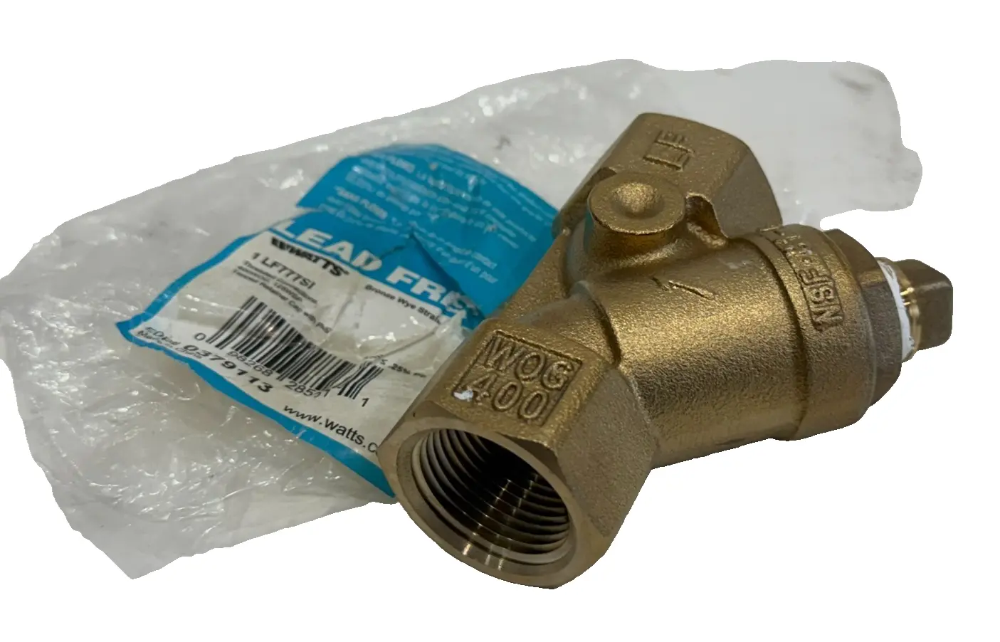 NEW WATTS LF777SI BRONZE WYE STRAINER 125WSP 400WOG