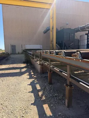 Used 2008 BLASTEC 10' PLATE Roller Conveyor Shot Blaster Pennsylvania US | Shot Blasting Equipment #1541094