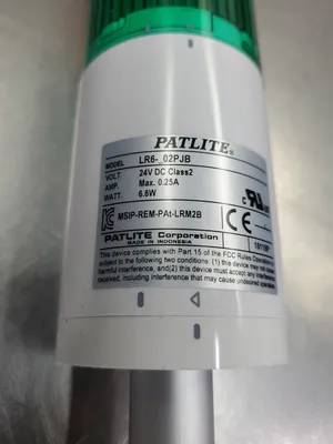 Used PATLITE LR6-_02PJB Light Source Equipment South Carolina US | Palmetto Automation #1162151