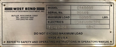 USED 2004 BUSHMAN CR40000