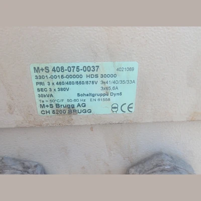Used M+S BRUGG AG 408-075-0037 Distribution Transformers British Columbia CA | Savona Equipment LTD #1291744