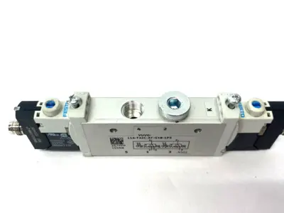 Used Festo Solenoid Valve 2x3/2-way monostable closed 566496 Solenoid Valves Michigan US | Maverick Industrial Sales #1398245