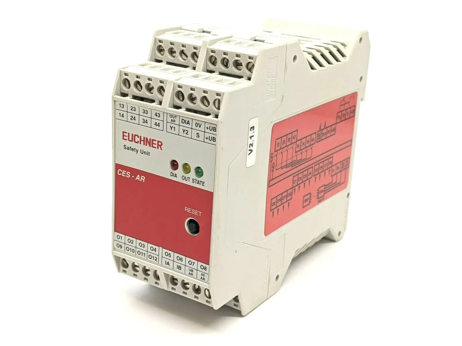 Used EUCHNER AR EVALUATION SAFETY UNIT 098225 Safety Equipment | Maverick Industrial Sales #1101349