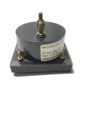 Simpson Electric 1357 Analog AC Ammeter Panel Meter