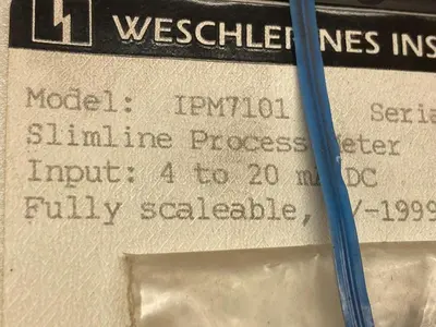 New | in-Stock WESCHLER/NES IPM7101 Misc Electrical & Power Parts Ohio US | Surplus Asset Holdings #1241700