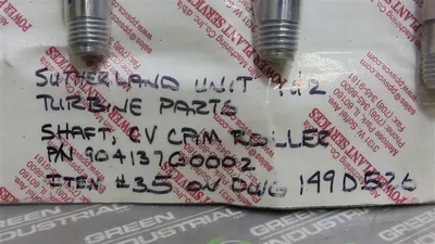 Lot of 4 Power Plant Services 904137G0002 CV Cam Roller Shaft New