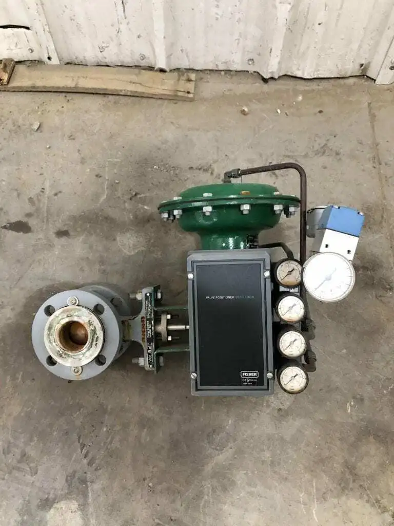 Fisher Control 1052 Size 20 Diaphragm Actuator w/VeeBall 2” valve