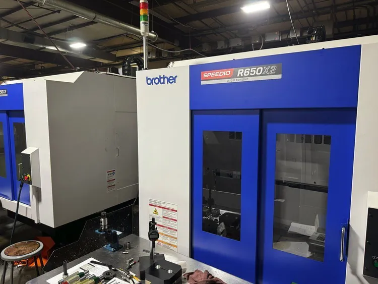 Used 2022 BROTHER R650X2 Vertical Machining Centers Illinois US | 520 Machinery Sales LLC #1224829