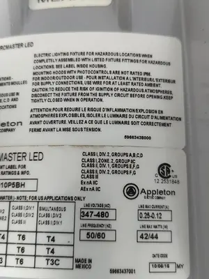 New | in-Stock APPLETON MLEDN10P5BH Lighting | Surplus Asset Holdings #1227386