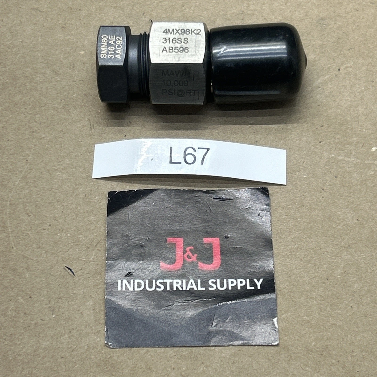 New | in-Stock Parker 4MX98K2 Valves/Fittings Indiana US | J&J Industrial Supply #783746